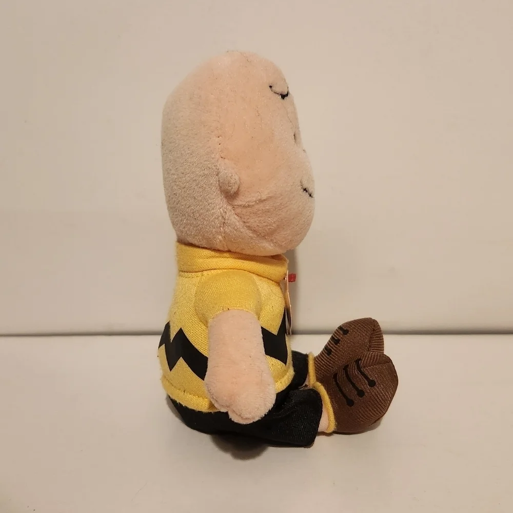 8” Ty Charlie Brown Plush Doll with Tags with nonfunctional voice box